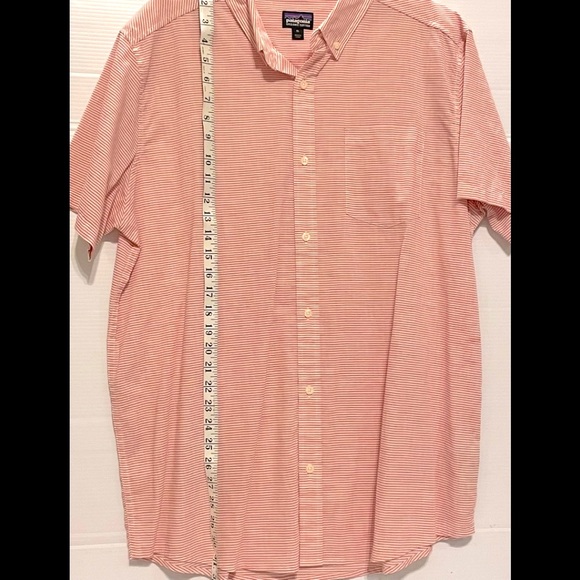 NWOT Patagonia Mens Short Sleeve Shirt / Organic cotton / one pocket Size XL - Picture 6 of 13